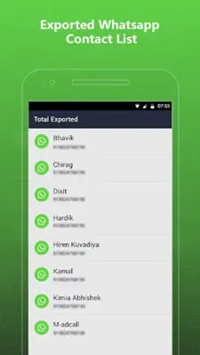 Export Contacts for WhatsApp android App screenshot 9