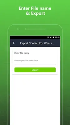 Export Contacts for WhatsApp android App screenshot 10