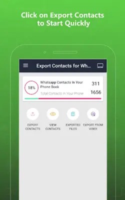 Export Contacts for WhatsApp android App screenshot 5